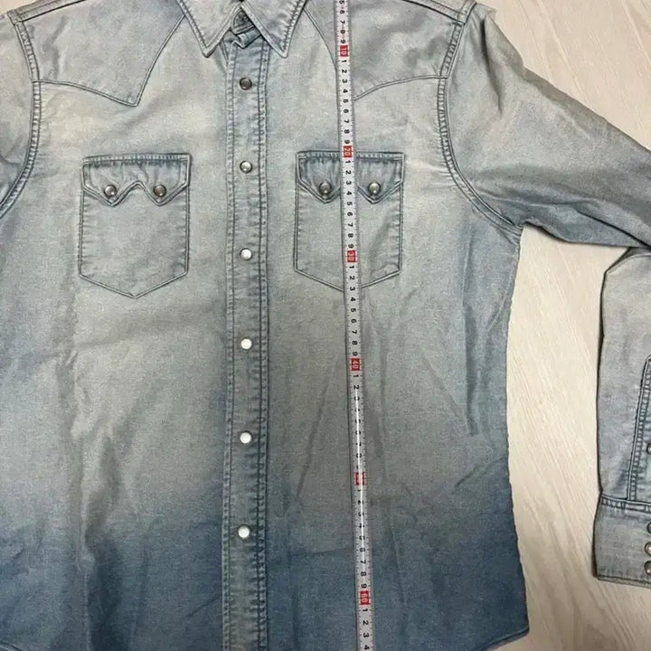 [BUNJANG] RRL Denim Western Shirt Concho / RRL 더블알엘 데님 웨스턴 셔츠 콘초