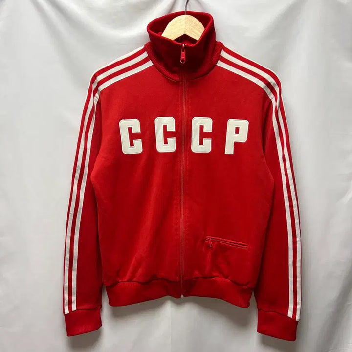 [BUNJANG] Adidas Soviet CCCP Old Trefoil Red Track Top Jersey Size S / [정품/S] 아디다스 구소련 CCCP 올드 삼선 레드 트랙탑/져지