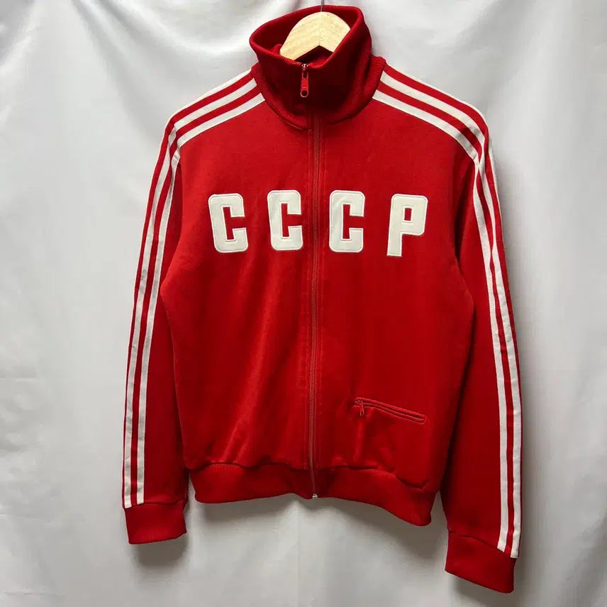 [BUNJANG] Adidas Soviet CCCP Old Trefoil Red Track Top Jersey Size S / [정품/S] 아디다스 구소련 CCCP 올드 삼선 레드 트랙탑/져지