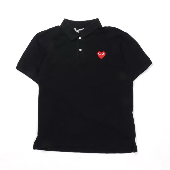 [BUNJANG] Comme des Garcons Play Logo Polo T-shirt M / Comme des Garcons Play Logo Polo T-shirt