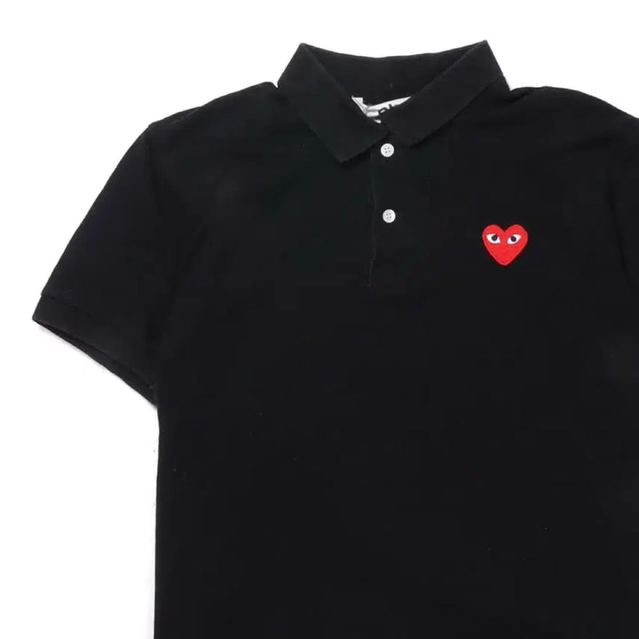 [BUNJANG] Comme des Garcons Play Logo Polo T-shirt M / Comme des Garcons Play Logo Polo T-shirt
