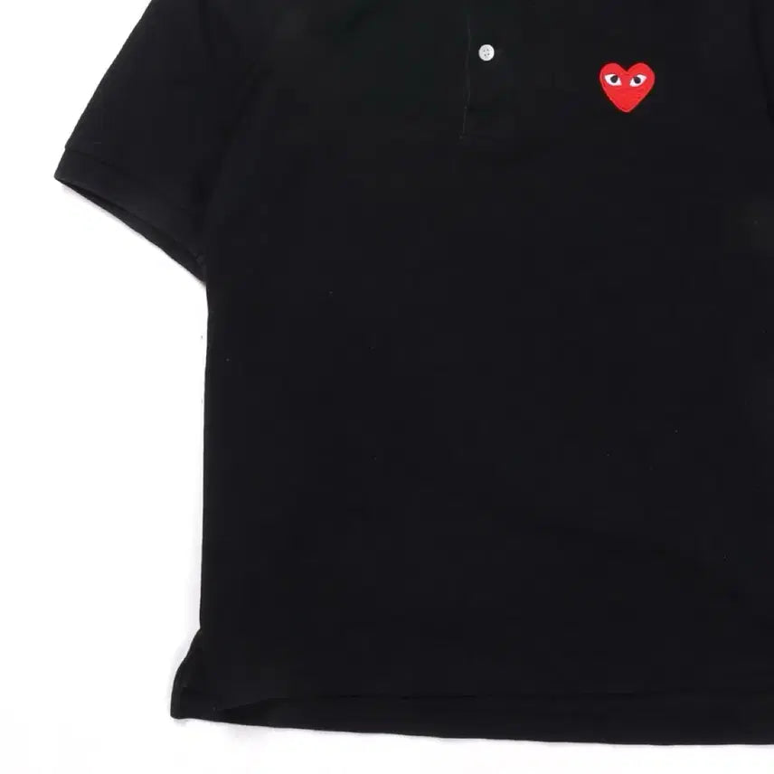 [BUNJANG] Comme des Garcons Play Logo Polo T-shirt M / Comme des Garcons Play Logo Polo T-shirt