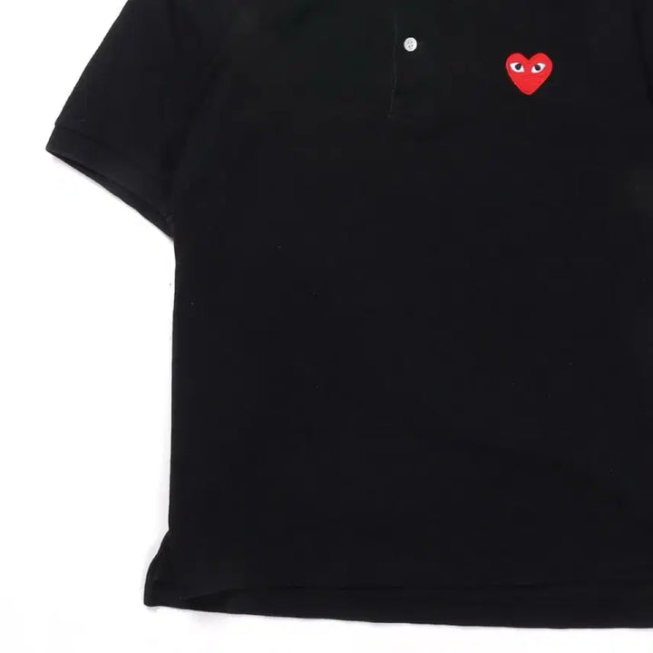 [BUNJANG] Comme des Garcons Play Logo Polo T-shirt M / Comme des Garcons Play Logo Polo T-shirt
