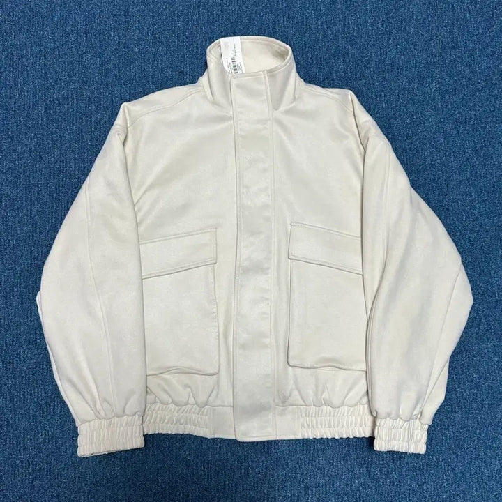 [BUNJANG] Standard Error High Neck Suede Jacket L / 스탠다드에러 하이넥 포켓 스웨이드 자켓L 새상품