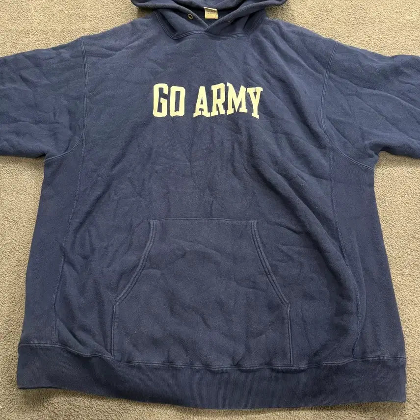 [BUNJANG] Buzz Rickson x Beams Go Army Beat Navy Hoodie XL / [정품/XL] 버즈릭슨 빔즈 go army beat navy 후드티