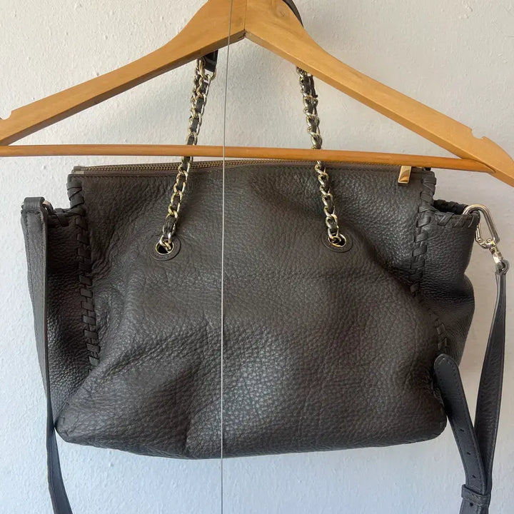 [BUNJANG] Tory Burch Genuine Gray Chain Shoulder Bag Crossbody Bag / 토리버치 진그레이 체인숄더백 크로스백