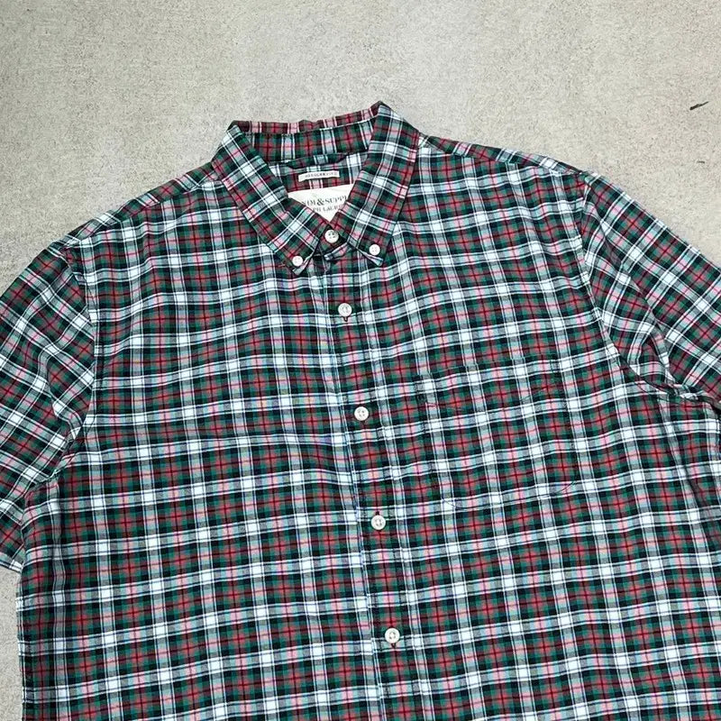 [BUNJANG] Denim &amp; Supply Ralph Lauren Half-Sleeve Shirt Size S / 데님앤서플라이 랄프로렌 하프셔츠 s10953