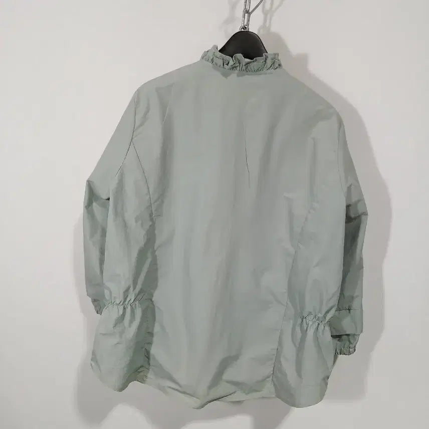 [BUNJANG] Ruffle Zip-Up Anorak Jacket / 프릴 집업 아노락 자켓