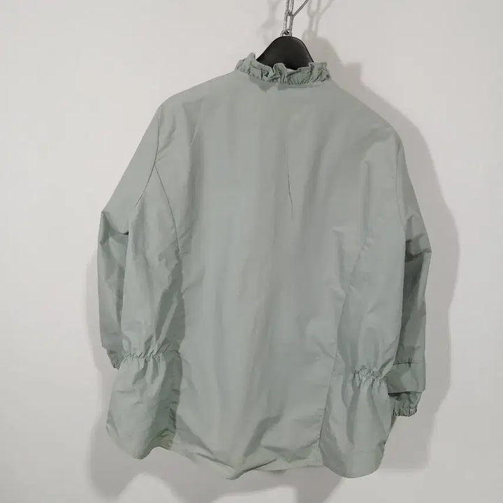 [BUNJANG] Ruffle Zip-Up Anorak Jacket / 프릴 집업 아노락 자켓