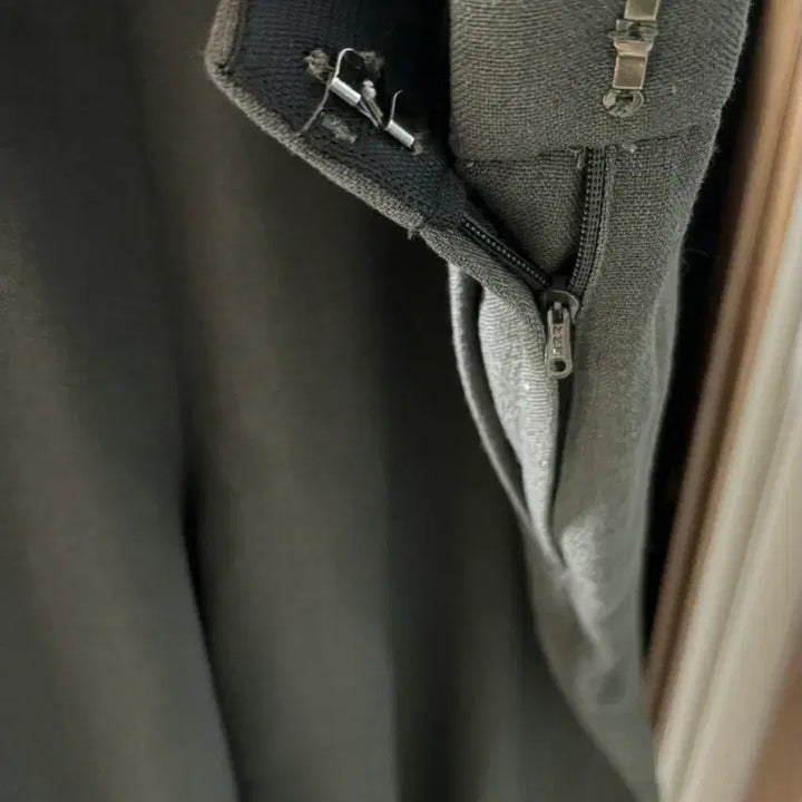 [BUNJANG] Khaki Wide Leg Slacks / 카키색 여성바지