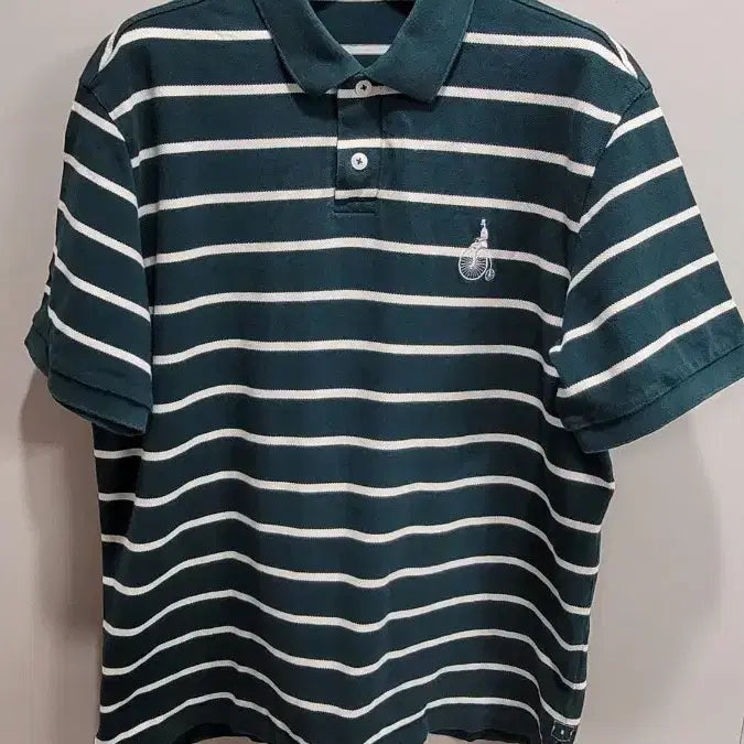 [SOLD OUT] 빈폴 헨리넥 스트라이프 반팔 티셔츠