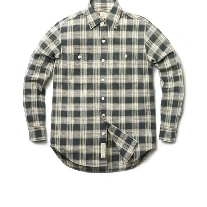 [SOLD OUT] 바스통 204 워크셔츠 XL 올리브체크