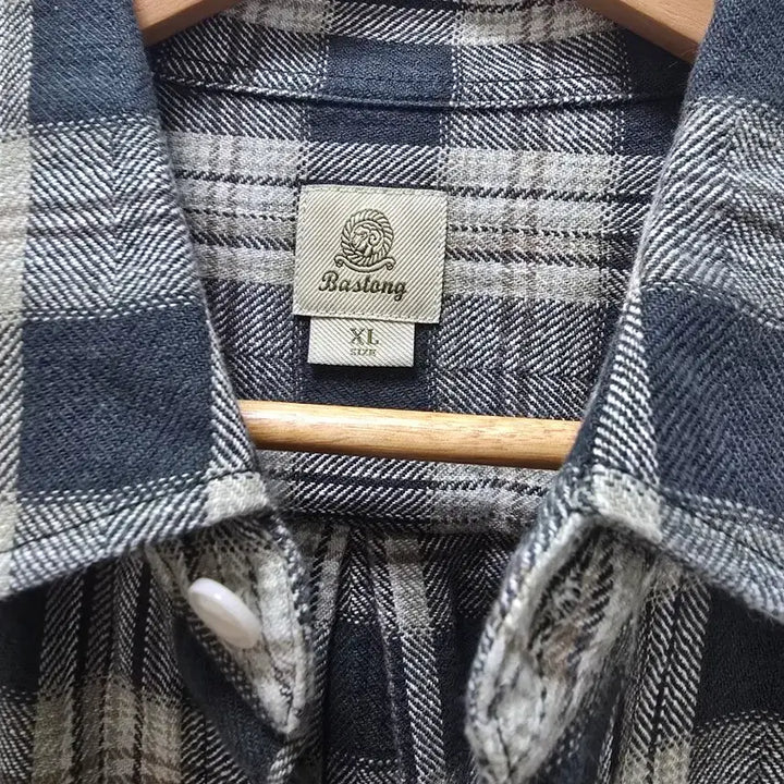 [SOLD OUT] 바스통 204 워크셔츠 XL 올리브체크
