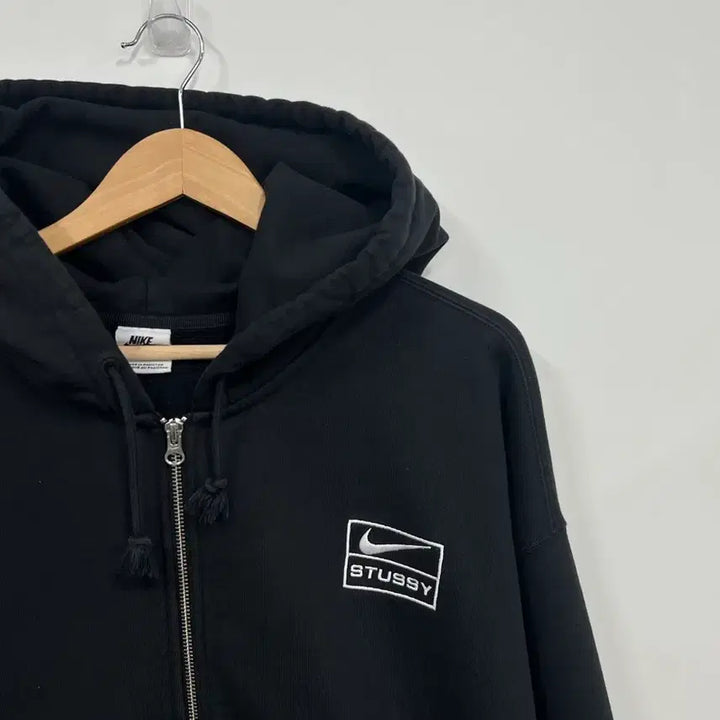 [BUNJANG] Nike Stussy Full Zip Washed Fleece Hoodie / [100] 나이키 스투시 풀 집 워시드 플리스 후드집업