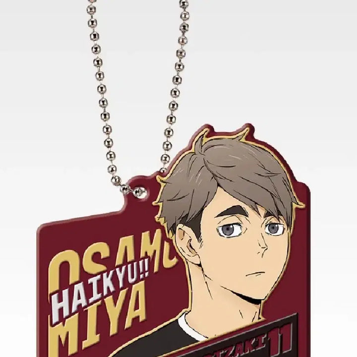 [BUNJANG] Haikyuu!! Miya Osamu &amp; Tanaka Rubber Charm Keychain Set / 하이큐 미야 오사무 + 타나카 러버참 키링