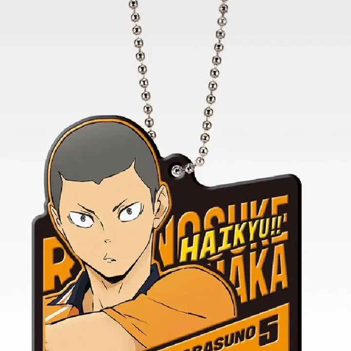 [BUNJANG] Haikyuu!! Miya Osamu &amp; Tanaka Rubber Charm Keychain Set / 하이큐 미야 오사무 + 타나카 러버참 키링