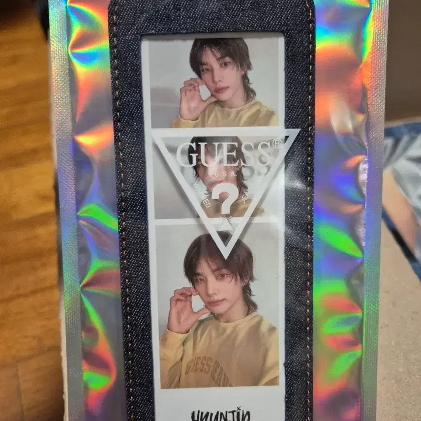 [SOLD OUT] 스키즈 현진 게스 팝업 (데님 세컷 키링)