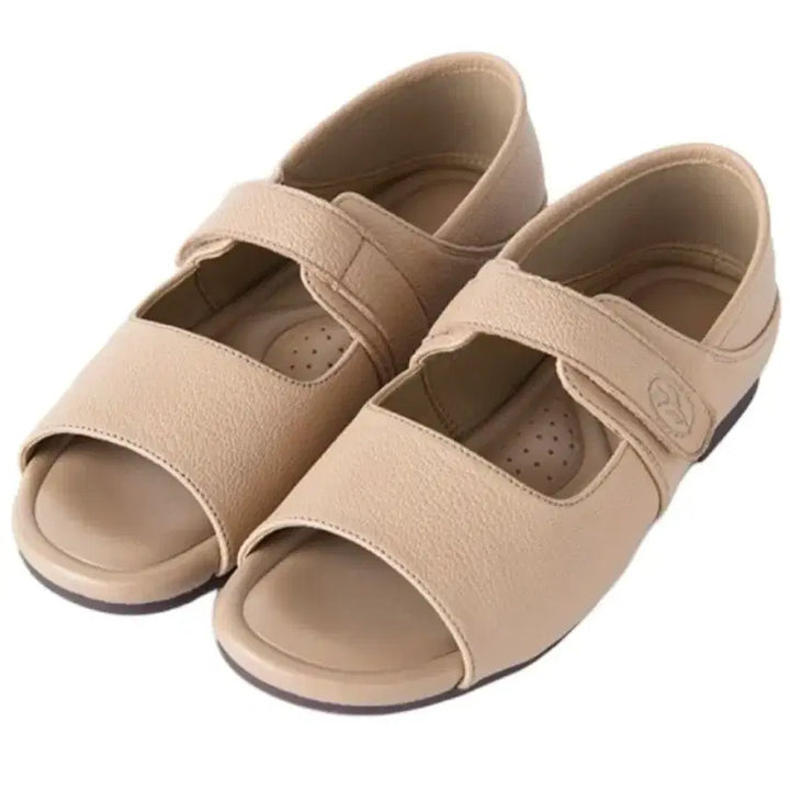 [BUNJANG] Beige Goatskin Soft Flat Shoes Size 245 / 염소가죽 말랑플랫 245