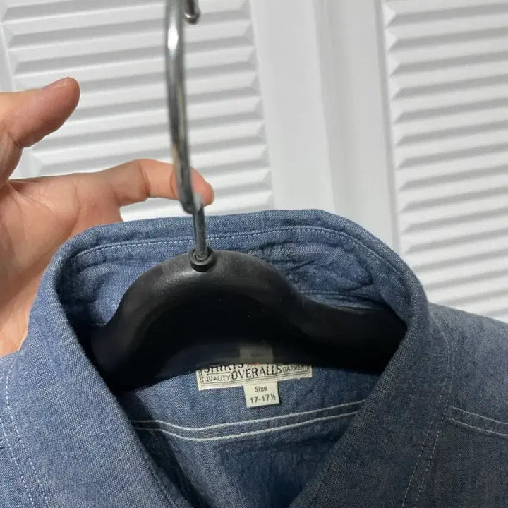 [BUNJANG] Buzz Rickson Chambray Shirt 17 1/2 (105) / 버즈릭슨 샴브레이 17 1/2(105