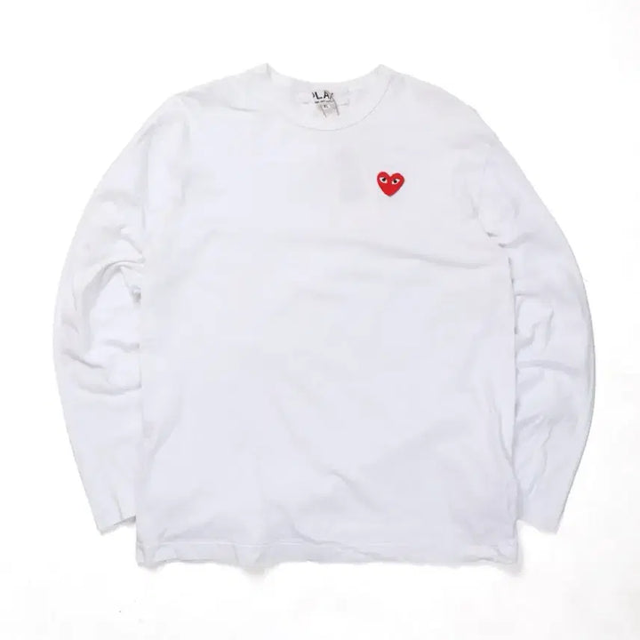 [BUNJANG] Comme des Garcons Play Logo Long Sleeve T-Shirt XL / Comme des Garcons Play Logo Long Sleeve