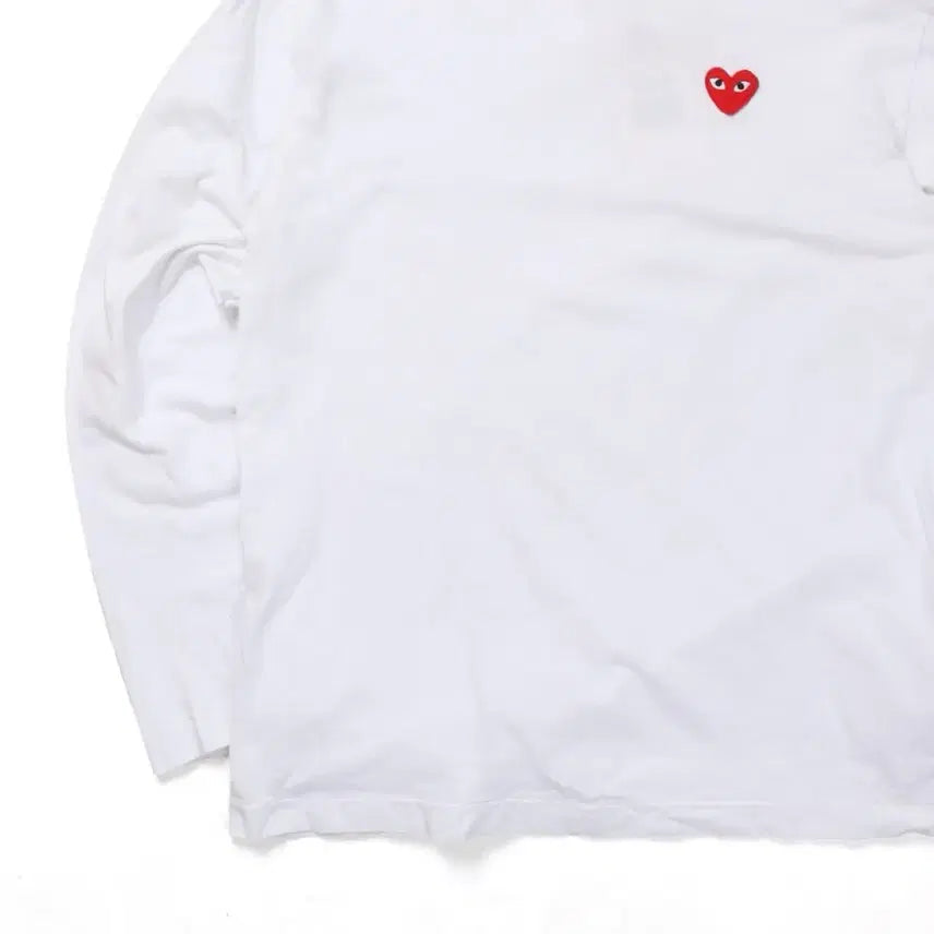 [BUNJANG] Comme des Garcons Play Logo Long Sleeve T-Shirt XL / Comme des Garcons Play Logo Long Sleeve