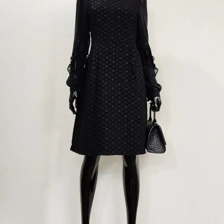 [BUNJANG] Palestine Ruched Dress / 팔시스루 원피스