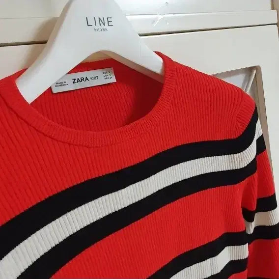 [BUNJANG] Zara Striped Knit Sweater (Size 55) / 자라 니트 스웨터/55
