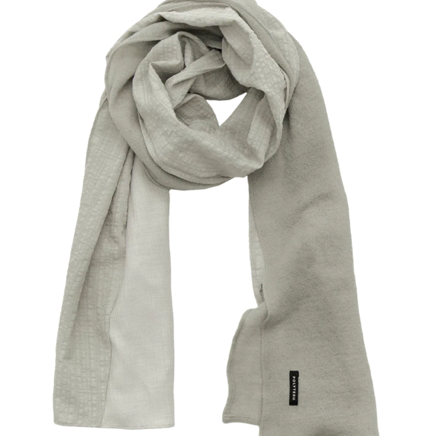 [BUNJANG] Politoro Inter Cut Scarf Light Beige / 폴리테루 인터 컷 머플러 라이트 베이지