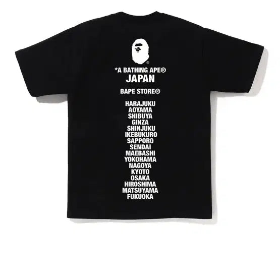 [BUNJANG] BAPE Japan Store T-shirt Black XL / 새상품)베이프 재팬 스토어 티 블랙 XL