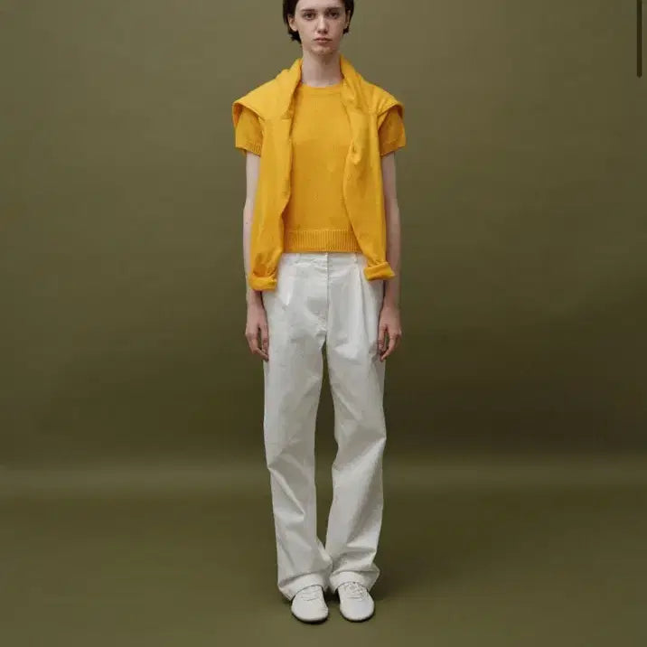 [BUNJANG] Nothing Written Puno Short Sleeve Knit (Amber) / 낫띵리튼 Puno short sleeve knit (Amber)