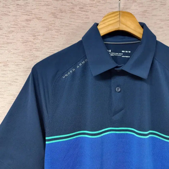 [BUNJANG] Under Armour Navy Short Sleeve Polo Shirt Men&