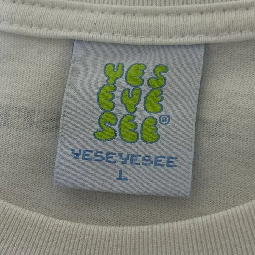 [BUNJANG] YESEYESEE Short-Sleeve T-Shirt White L / 예스아이씨 반팔