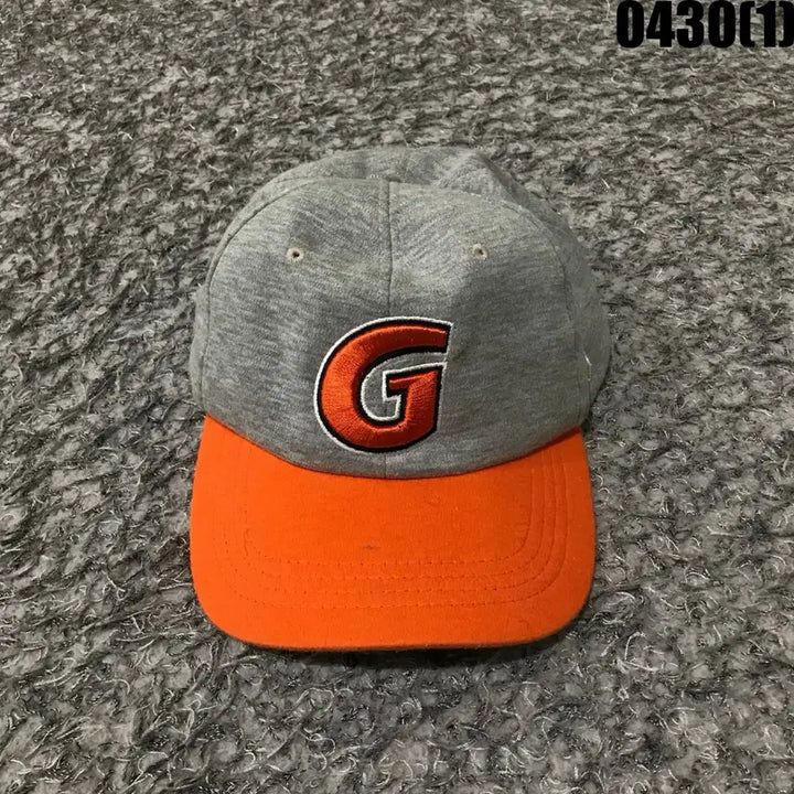 [BUNJANG] NEPOS G Logo Orange Brim Ball Cap / NEPOS 오렌지챙 G로고 볼캡