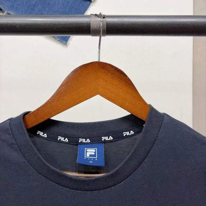 [BUNJANG] Fila Big Logo Printing Short Sleeve T-Shirt / (95) 필라 캐주얼 스트릿 빅로고 프린팅 반팔 티