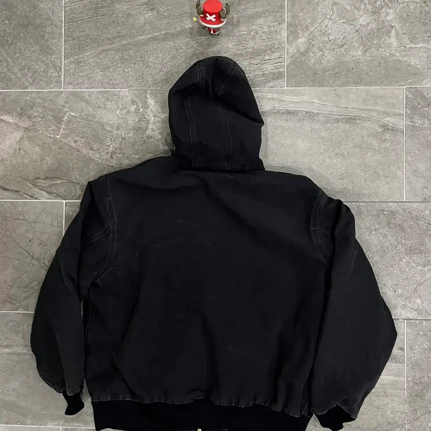[BUNJANG] Carhartt J130 BLK Sandstone Duck Active Jacket (XL) / (XL) 칼하트 덕 액티브 후드자켓 J130 BLK 블랙