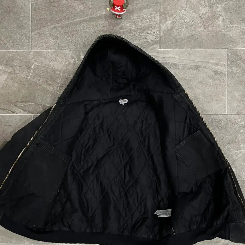 [BUNJANG] Carhartt J130 BLK Sandstone Duck Active Jacket (XL) / (XL) 칼하트 덕 액티브 후드자켓 J130 BLK 블랙