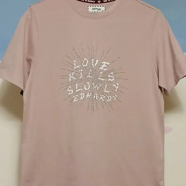 [BUNJANG] AddHardi Light Pink Short-Sleeve T-Shirt / (95) 애드하디 연핑크 반팔티