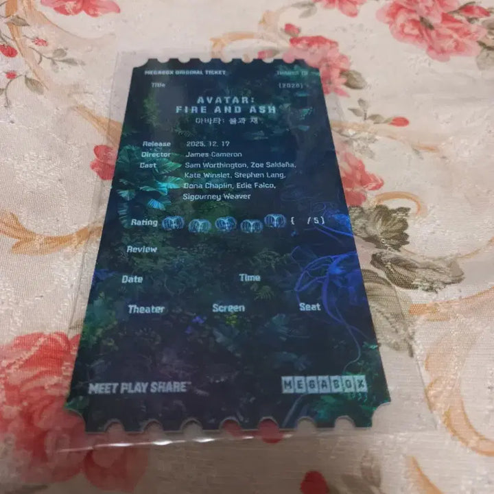 [BUNJANG] Avatar: The Way of Water Original Ticket &