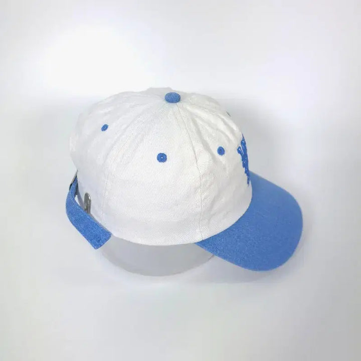 [BUNJANG] Rubi Lettering Two-Tone Pastel Cotton Ball Cap / 루비 레터링 투톤 파스텔 코튼 볼캡