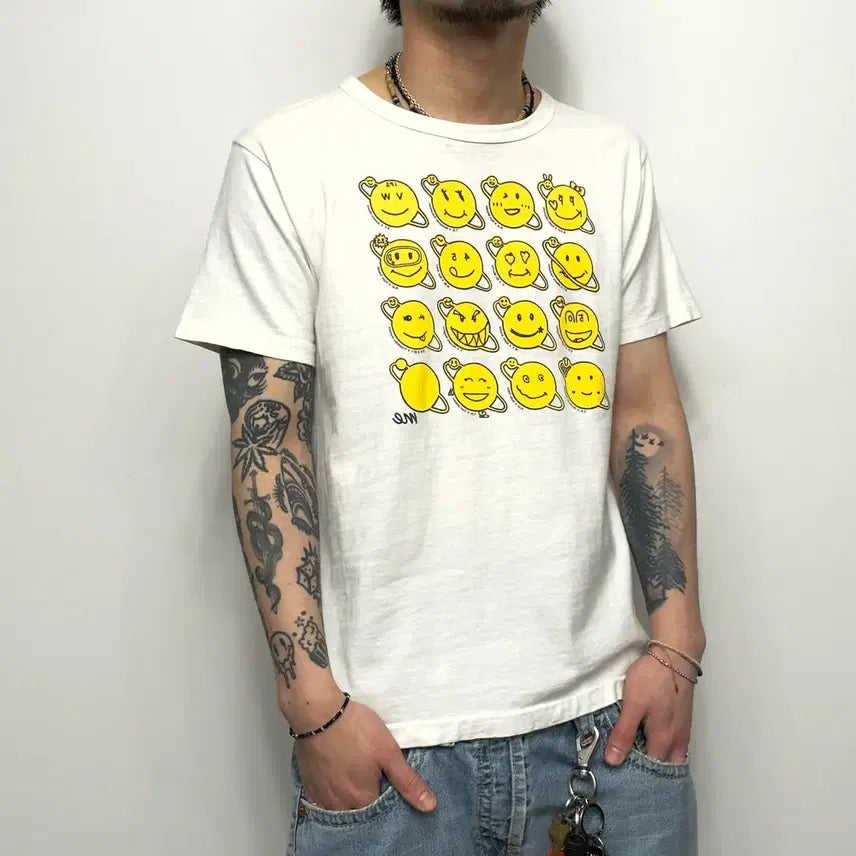 [BUNJANG] 24HOUR TELEVISION Vintage Single Stitch T-Shirt / 24HOUR TELEVISION 빈티지 싱글스티치 반팔티셔츠