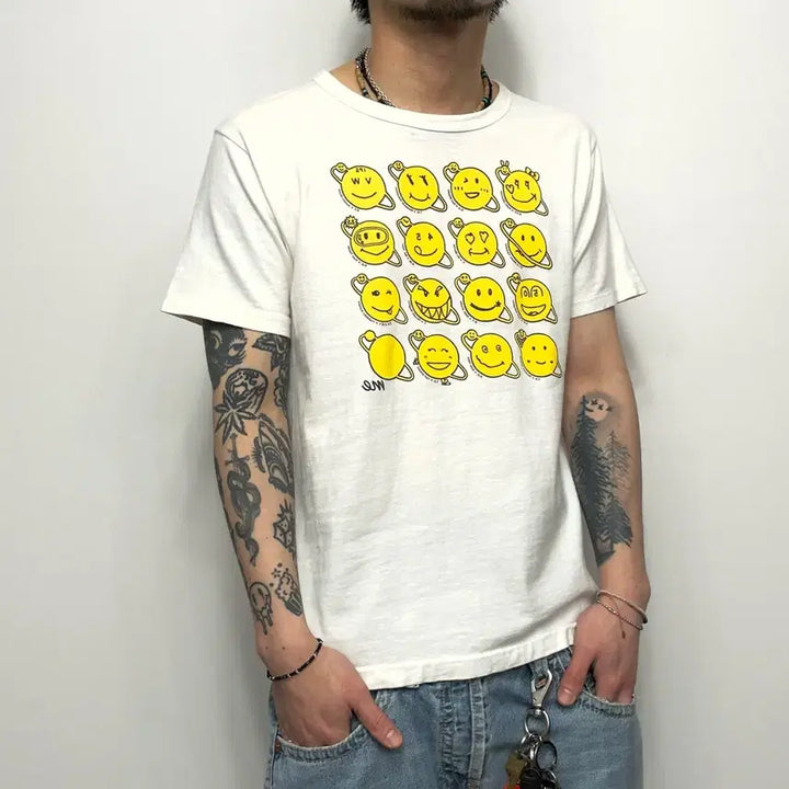 [BUNJANG] 24HOUR TELEVISION Vintage Single Stitch T-Shirt / 24HOUR TELEVISION 빈티지 싱글스티치 반팔티셔츠