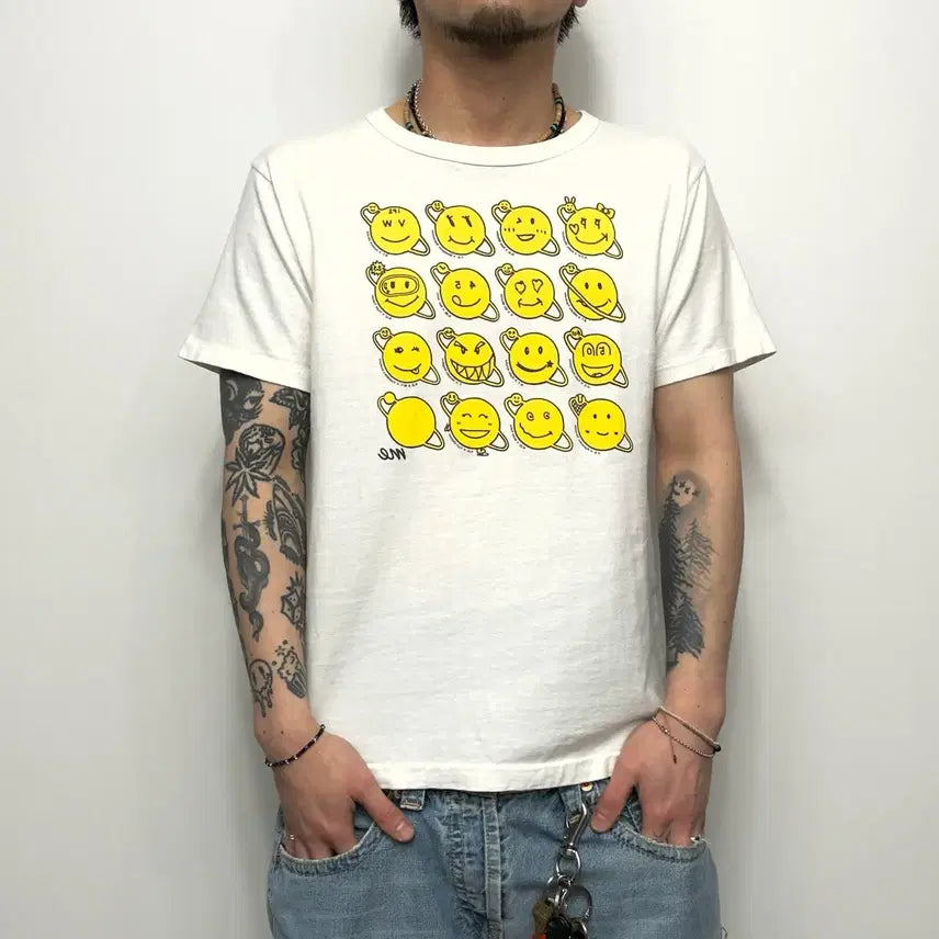 [BUNJANG] 24HOUR TELEVISION Vintage Single Stitch T-Shirt / 24HOUR TELEVISION 빈티지 싱글스티치 반팔티셔츠