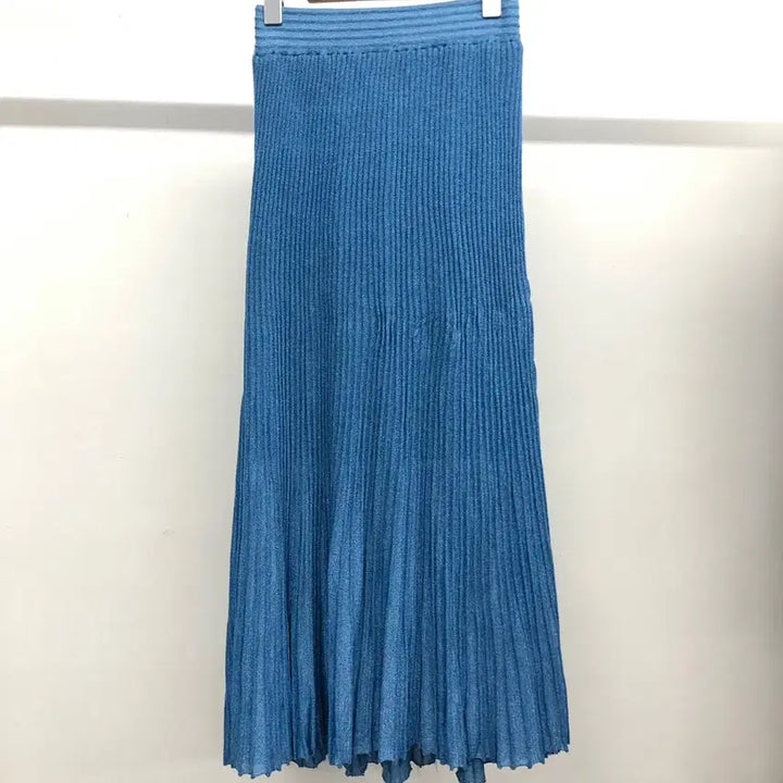 [BUNJANG] Maje Metallic Pleated Skirt / 마쥬 메탈릭 플리츠 스커트 1사이즈
