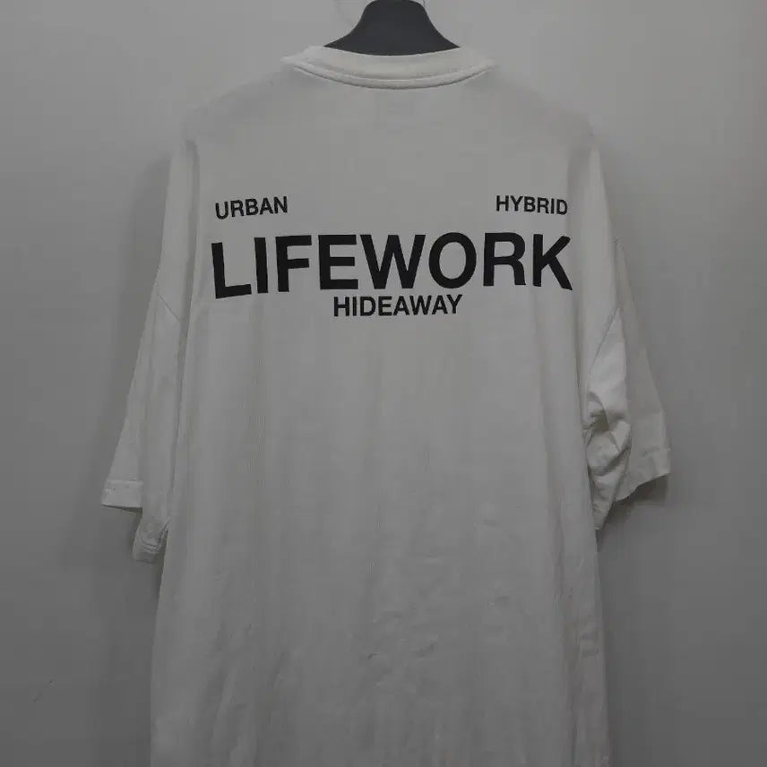 [BUNJANG] Life Work Oversized T-Shirt M / 라이프워크 오버핏 반팔티 M