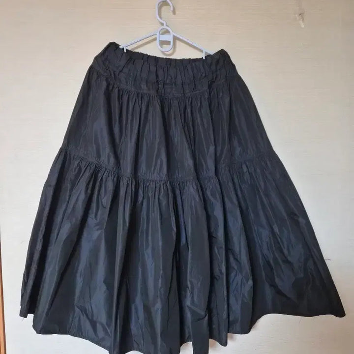 [BUNJANG] Black Tiered Flare Mini Skirt / 검정색 캉캉 플레어 스커트