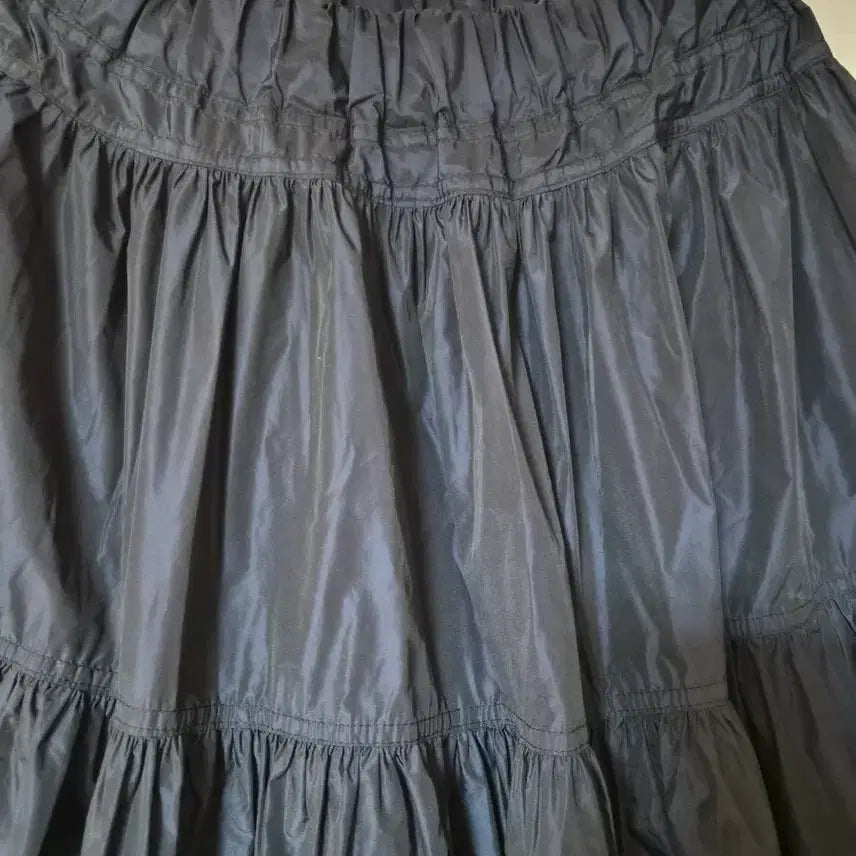 [BUNJANG] Black Tiered Flare Mini Skirt / 검정색 캉캉 플레어 스커트