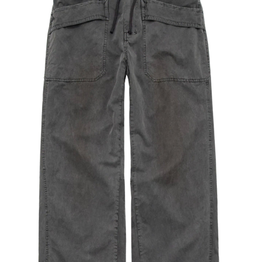 [BUNJANG] Polilu Parra Pants Faded Stripe Dirty Grey / (2)폴리테루 파라 팬츠 (베이커 팬츠) 페이디드 스트라이프 더티 그레이