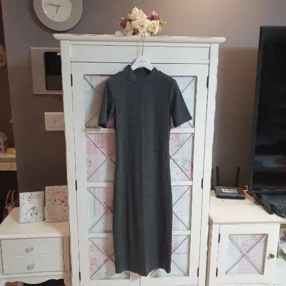 [BUNJANG] Zara Ribbed Long Dress / 자라 골지 롱원피스/55