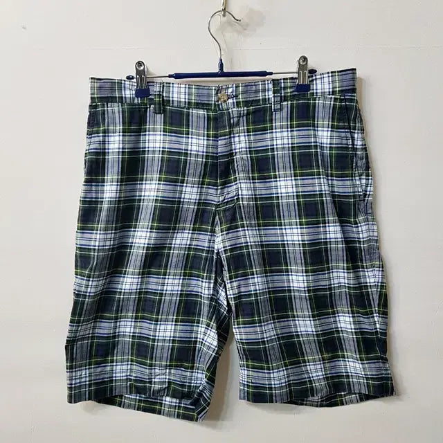 [BUNJANG] Polo Ralph Lauren Plaid Cotton Shorts / 폴로 랄프로렌 체크 반바지