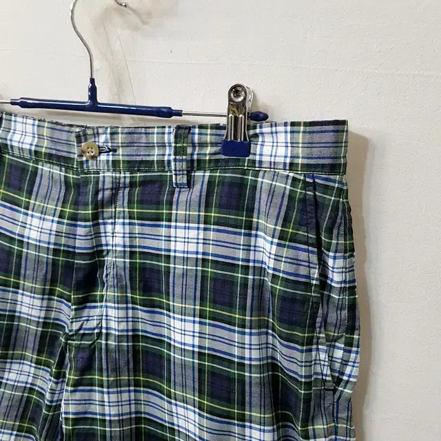 [BUNJANG] Polo Ralph Lauren Plaid Cotton Shorts / 폴로 랄프로렌 체크 반바지